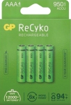 Pile rechargeable AAA/HR03 Ni-Mh 950mAh - blister de 4 piles