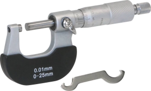 Micromètre de 0 à 25mm 1/100 - coffret