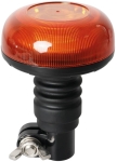 Mini-gyrophare LED flash 12/24V sur tige flexible