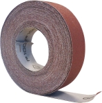 Rouleau d'atelier papier abrasif P120 38mmx25m - boîte distributrice