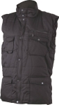 Gilet sans manche matelassé multi-poches 245 g/m² noir L