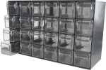 Armoire de rangement plastique 24 tiroirs 377x142x228mm