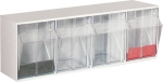 Module de rangement 4 tiroirs basculants 600x168x206mm