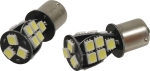 Lampe poirette LED 12V 3W BA15s - blister de 2 pcs