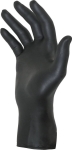 Gants jetables ambidextres nitrile 240mm noir T10 - Boîte de 100 pcs