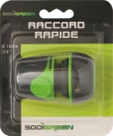 Raccord rapide PVC pour tuyau de 19mm