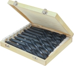 Foret taillé meulé de 24 à 31mm cône morse N°3 - coffret bois de 8 pcs