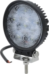 Phare de travail rond LED 10/32V 18W 1200 lumens faisceau large