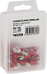 Cosse plate femelle isolée rouge 4,8X0,8mm - lot de 100 pcs