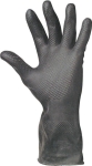 Gants chimiques 100% enduit néoprène floqué 310mm noir 0,7mm T10