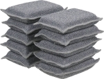 Eponge grattante microfibre - lot de 10 pcs