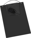 Tablette de fiche travaux A4 noire - lot de 10 pcs