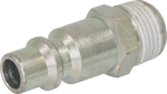 Raccord rapide mâle passage d'air 8mm filetage mâle 3/8"