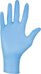 Gants jetables ambidextres nitrile 240mm 0,06mm bleu T8 - boîte de 100 pcs