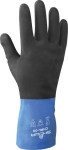 Gants chimiques 100% enduit néoprène noir/bleu 0,66mm T10