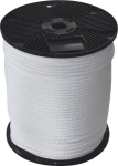 Cordage polypropylène blanc 6mm - bobine présentoir de 250m