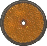 Catadioptre rond 60mm orange à fixer