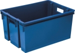 Bac de rangement bleu 50L 560x410x295mm