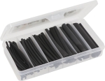 Gaine thermorétractable 100mm 3:1 noire - Coffret de 87 pcs