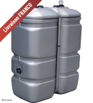 Cuve de stockage gasoil PEHD 750L double paroi