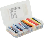 Gaine thermorétractable 2:1 multicolore 90mm - Coffret de 180 pcs