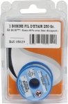 Fil d'étain 50% 1,5mm - bobine de 250g en blister