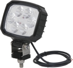 Phare de travail rectangle LED 10/30V 12W 1500 lumens boîtier carbone