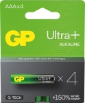 Blister de 4 piles "Ultra Plus" LR3 AAA Alcaline