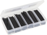 Gaine thermorétractable 100mm 2:1 noire - Coffret de 170 pcs