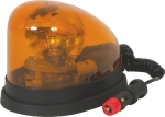 Gyrophare halogène H1 12V goutte d'eau magnétique orange