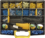 Cosse isolée type électricité agricole - coffret de 485 pcs