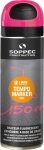 Peinture traceur de chantier 5 à 15 jours cerise fluo - aérosol 650ml