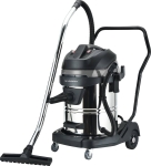 Aspirateur eau et poussière 60L 230V 2400W cuve inox basculante/2 moteurs