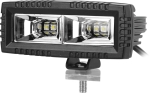 Phare de travail rectangle LED 12/24V 40W 2000 lumens faisceau large - blister