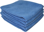 Microfibre 300 g/m² 400x400mm bleue - lot de 5 pcs