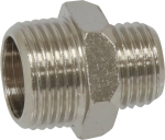 Raccord mamelon filetage mâle 1/4" et mâle 3/8"