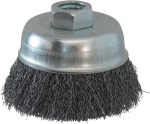 Brosse forme coupe conique M14 75mm mèches ondulées