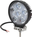 Phare de travail rond LED 10/32V 18W 1200 lumens faisceau longue portée