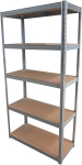 Etagère métallique à emboîter 5 tablettes bois 1800x900x450mm max 1,25T