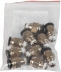 Raccord instantané métallique droit mâle conique 1/8" pour tuyau rilsan 8mm - lot de 10 pcs