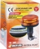 Gyrophare LED extra plat double flash sur tige flexible