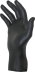 Gants jetables ambidextres nitrile 240mm noir T9 - Boîte de 100 pcs