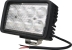 Phare de travail rectangle LED 12/24V 40W 2800 lumens faisceau large