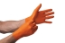 Gants jetables ambidextres nitrile 240mm 0,26mm orange M(8) - Boîte de 50 pcs