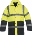 Parka polyester rétroréfléchissant 180 g/m² jaune/bleu XL