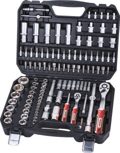 Coffret de douilles 1/4" 1/2" - 110 pcs