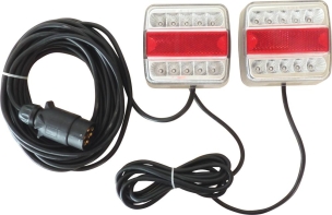 Kit de signalisation arrière LED 12V 12m magnétique entre feux 4m - blister