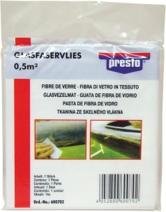 Tissu fibre de verre tissage fin - 6 sachets avec tissu 1000x500mm