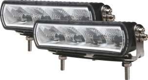 Barre d'éclairage LED 10/32V 20W 1400 lumens homologuées sur route - lot de 2 pcs