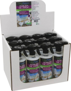 Nettoyant/protecteur mobilier de jardin alu et PVC - lot de 12 flacons spray de 750ml